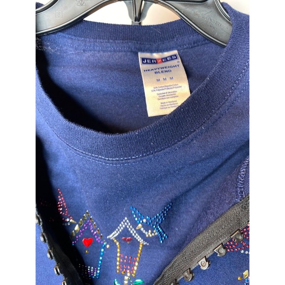Jerzees Woman Rhinestones Birdhouse Jacket & Shirt Size M - Picture 5 of 16